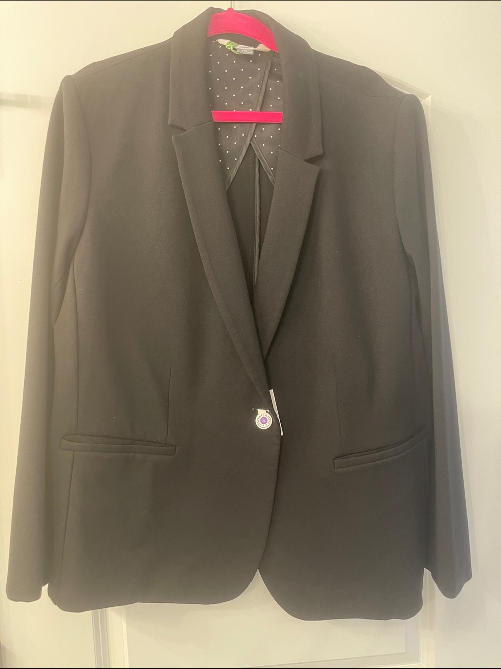 Old Navy Black Single-Button Women's Blazer